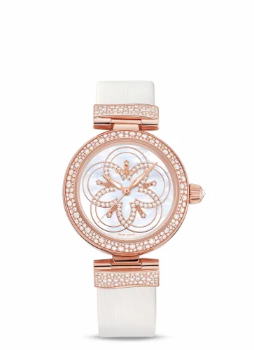 Omega LadyMatic Co-Axial 34 Sedna Gold / Diamond / Flower MOP 425.67.34.20.55.009 (42567342055009)